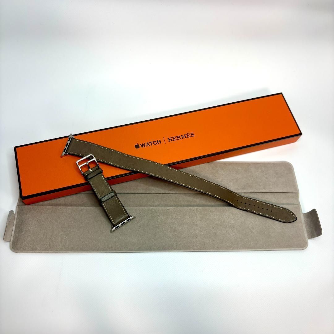 エルメス HERMES Apple Watch バンド オリーブグリーン 緑 - メルカリ 
