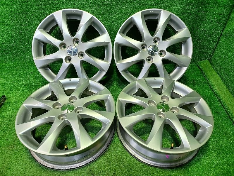 三菱 MITSUBISHI 純正 デリカD2 MB15S ホイール アルミ シルバー 15インチ 4.5J 4穴 4本 100 45