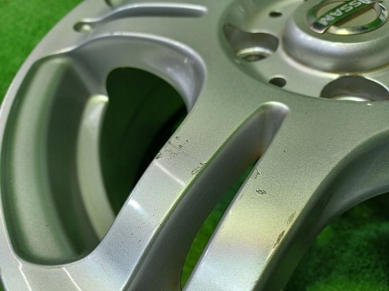 日産 NISSAN 純正 マーチ NK13 ホイール アルミ シルバー 14インチ 5.5J 4穴 4本 100 45