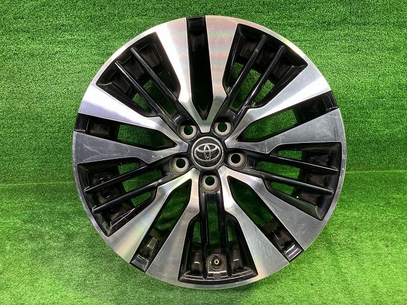 トヨタ TOYOTA 純正 アルファード 1本 ホイール アルミ ブラックポリッシュ 18インチ 7.5J 5穴 1本 114.3