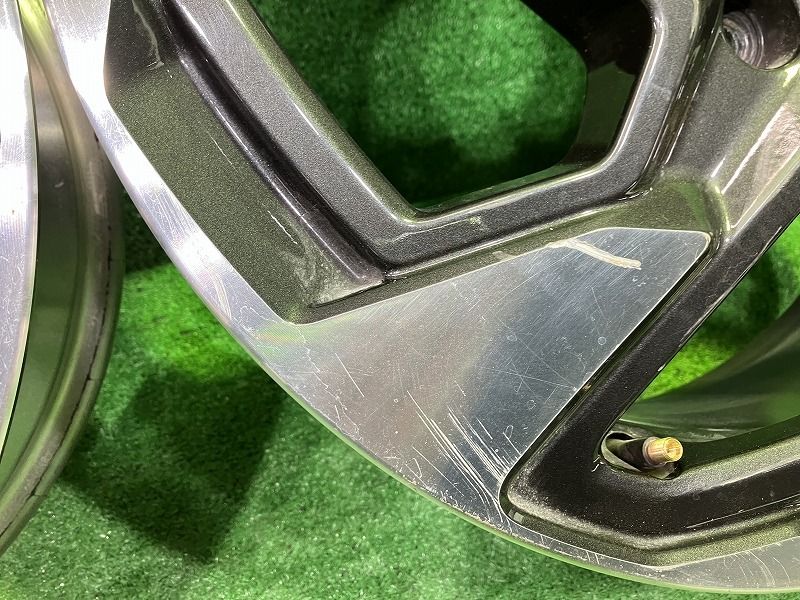 スバル SUBARU 純正 クロストレック 2本 ホイール アルミ ブラックポリッシュ 18インチ 7J 5穴 2本 114.3 55