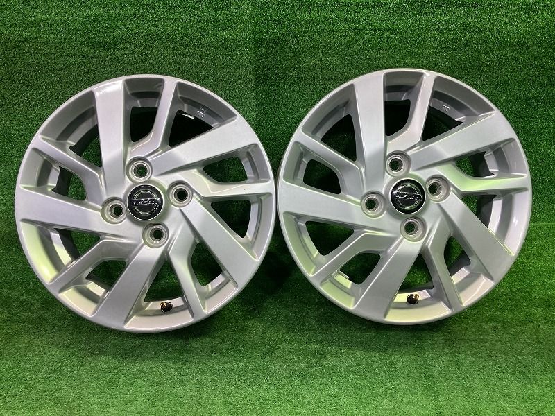 日産 NISSAN 純正 デイズ 2本 ホイール アルミ シルバー 14インチ 4.5J 4穴 2本 100 46