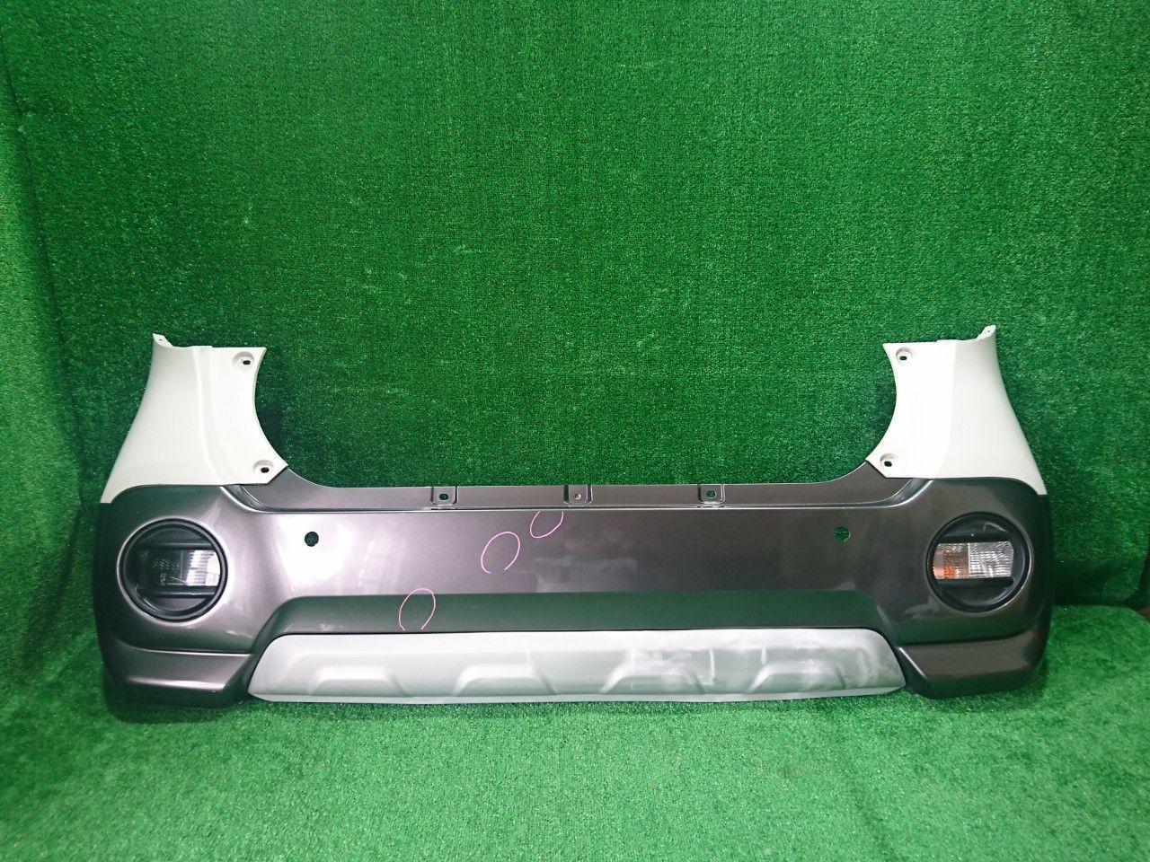 LA250S キャストアクティバ リアバンパー パール×グレー 19134