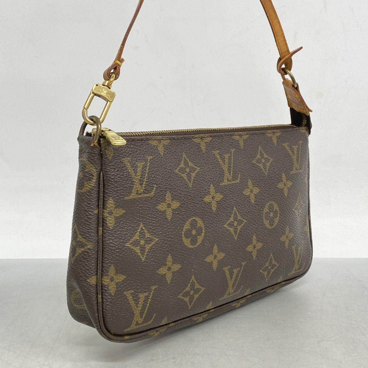 5md5175 ルイヴィトン ポーチ モノグラム ポシェットアクセソワール M51980 ブラウン レディース