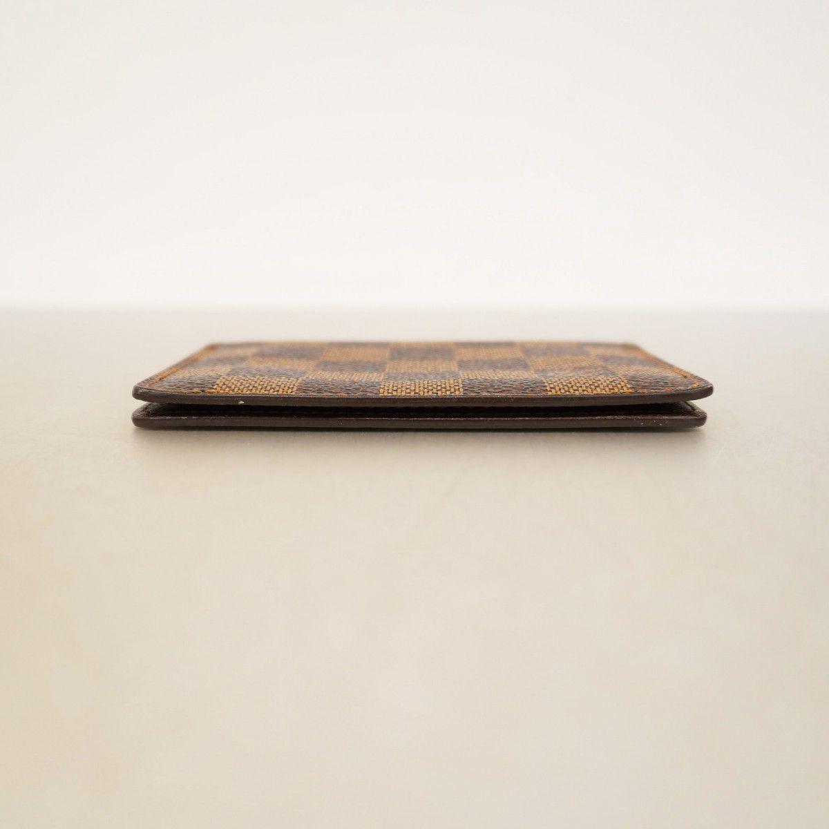 5md5207 ルイヴィトン パスケース ダミエ ポルト2カルトヴェルティカル N60533 エベヌ メンズ レディース ユニセックス