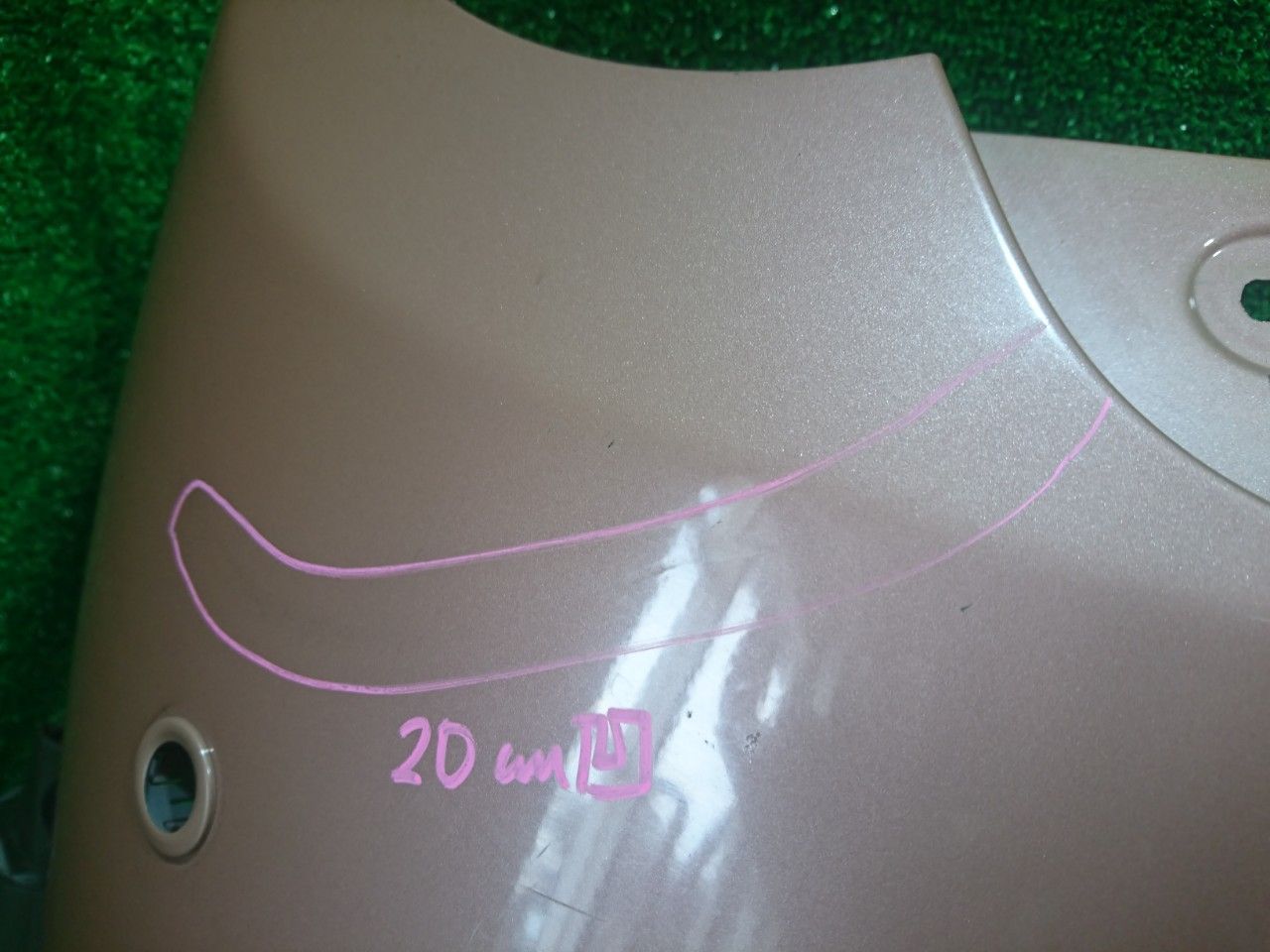 HE33S アルトラパン リアバンパー ピンク WBP 19164