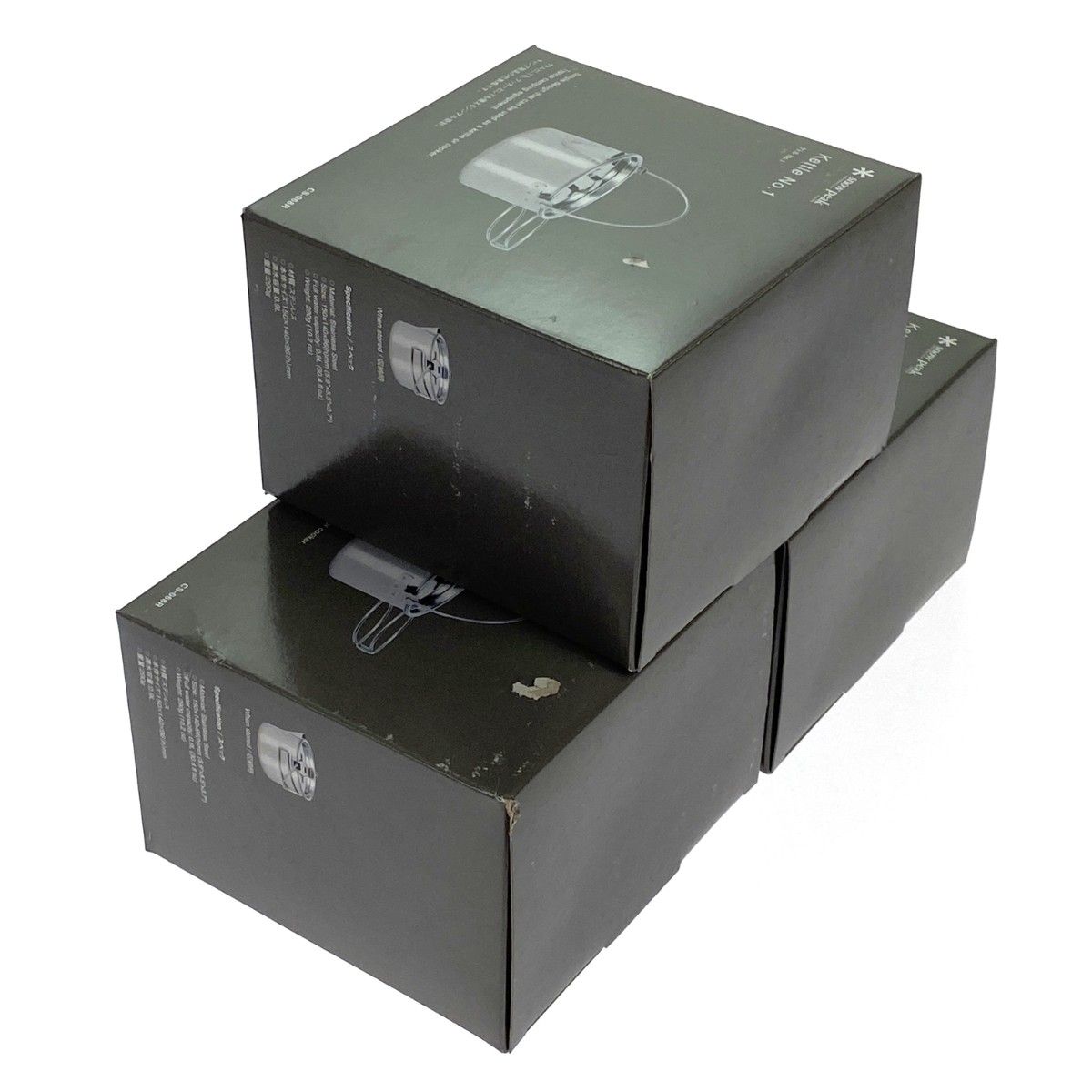 snowpeak スノーピーク ケトル No.1 CS-068R 3個セット 未使用品