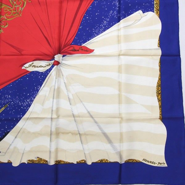 エルメス HERMES カレ90 Souvenirs de Paris パリの思い出 大判