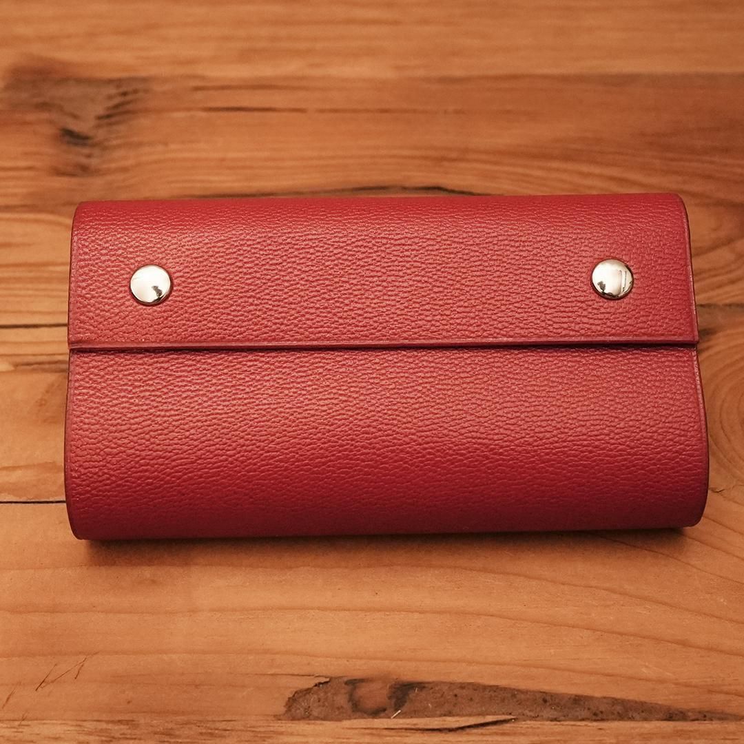 美品 希少 エルメス カイエルーレ 手帳カバー メモ帳 アジェンダ 赤