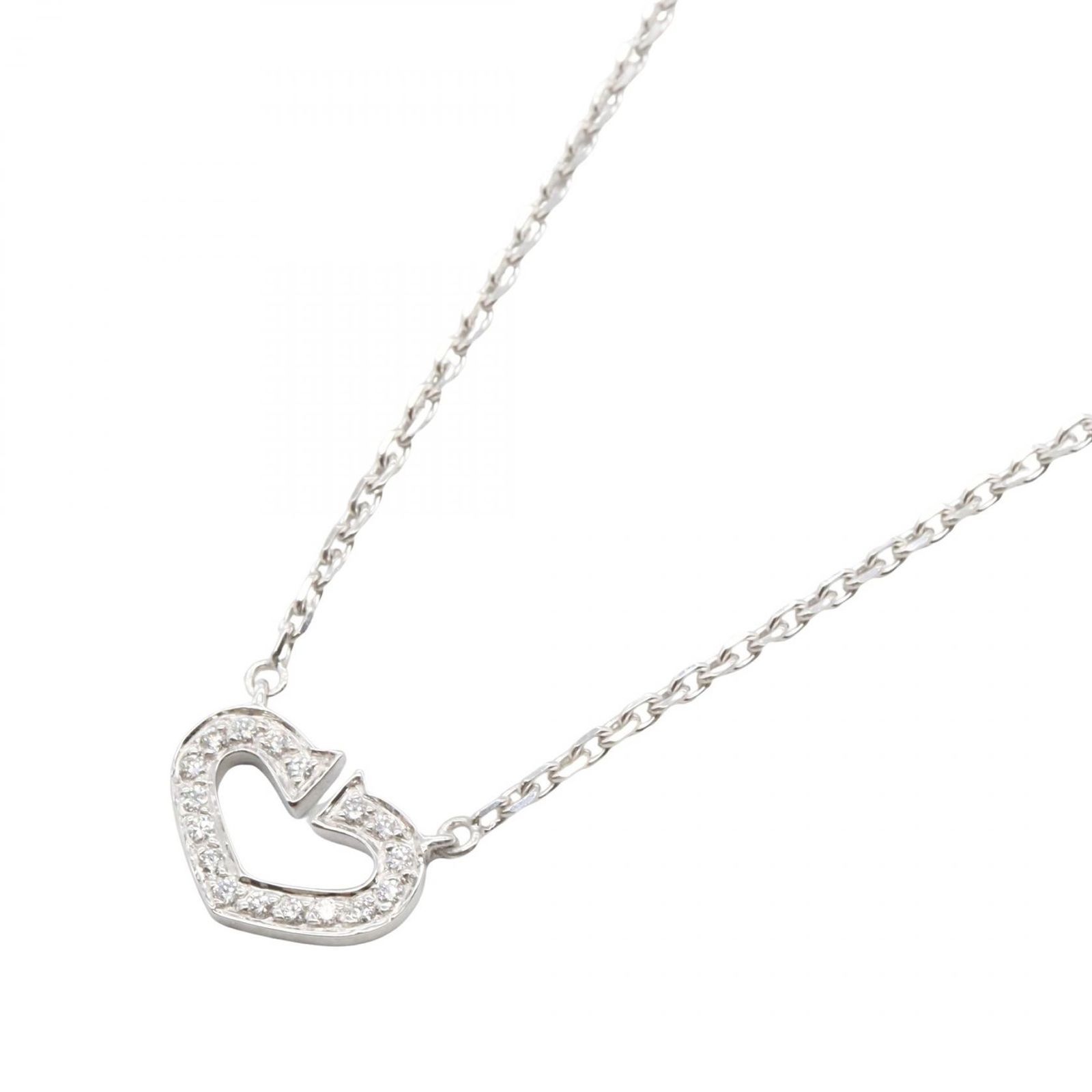 カルティエ CARTIER ネックレス Cハート ダイヤ ネックレス B7008300 