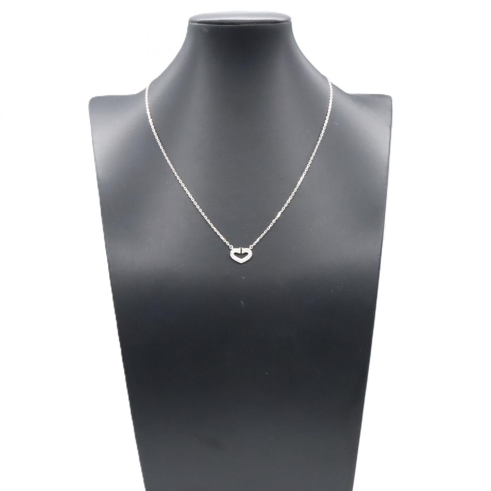 カルティエ CARTIER ネックレス Cハート ダイヤ ネックレス B7008300 