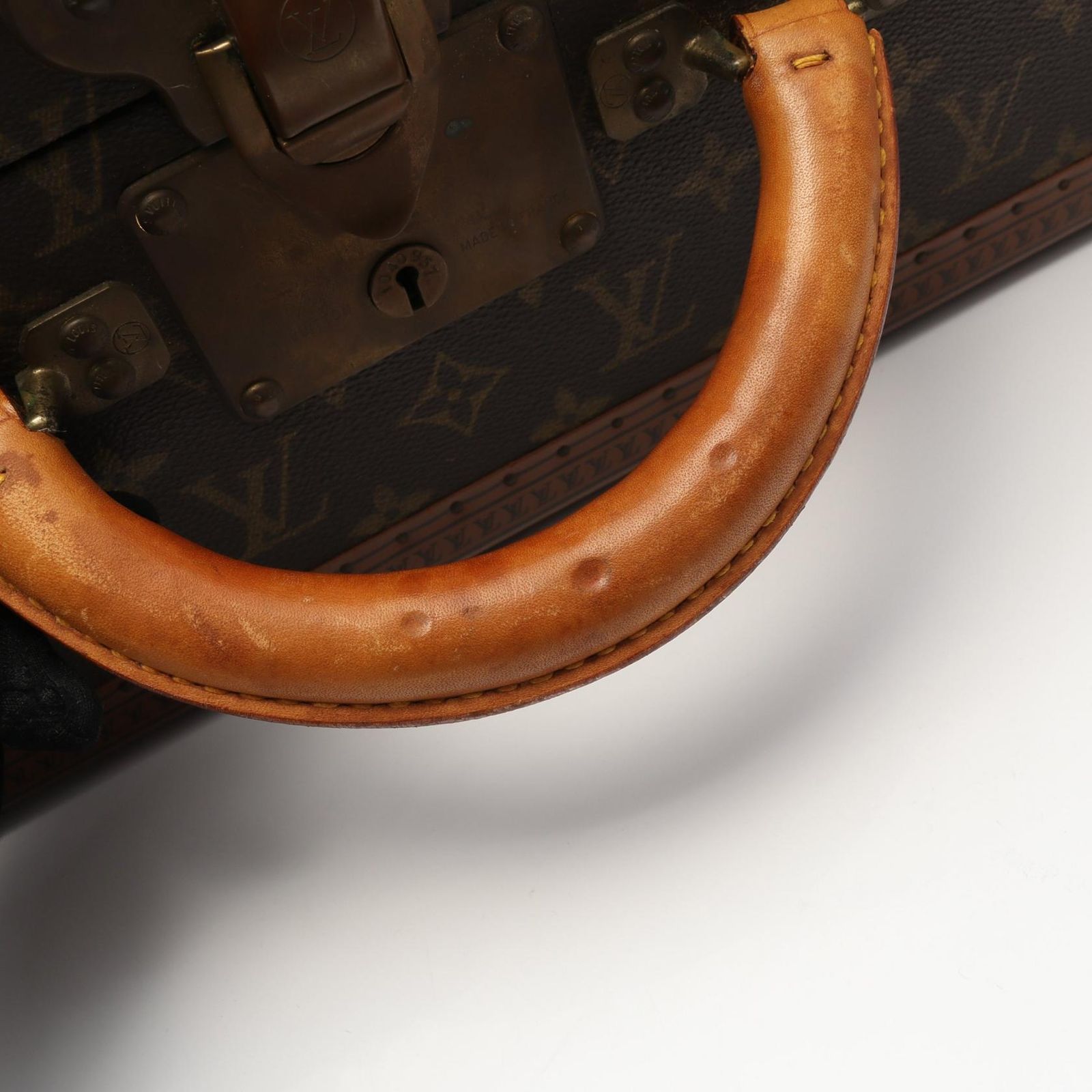 ルイ ヴィトン LOUIS VUITTON スーツケース ビステン 70 モノグラム トランク M21324 PVCコーティングキャンバス レザー ビステン70 ユニセックス Used B DECORATOM_COM_BR