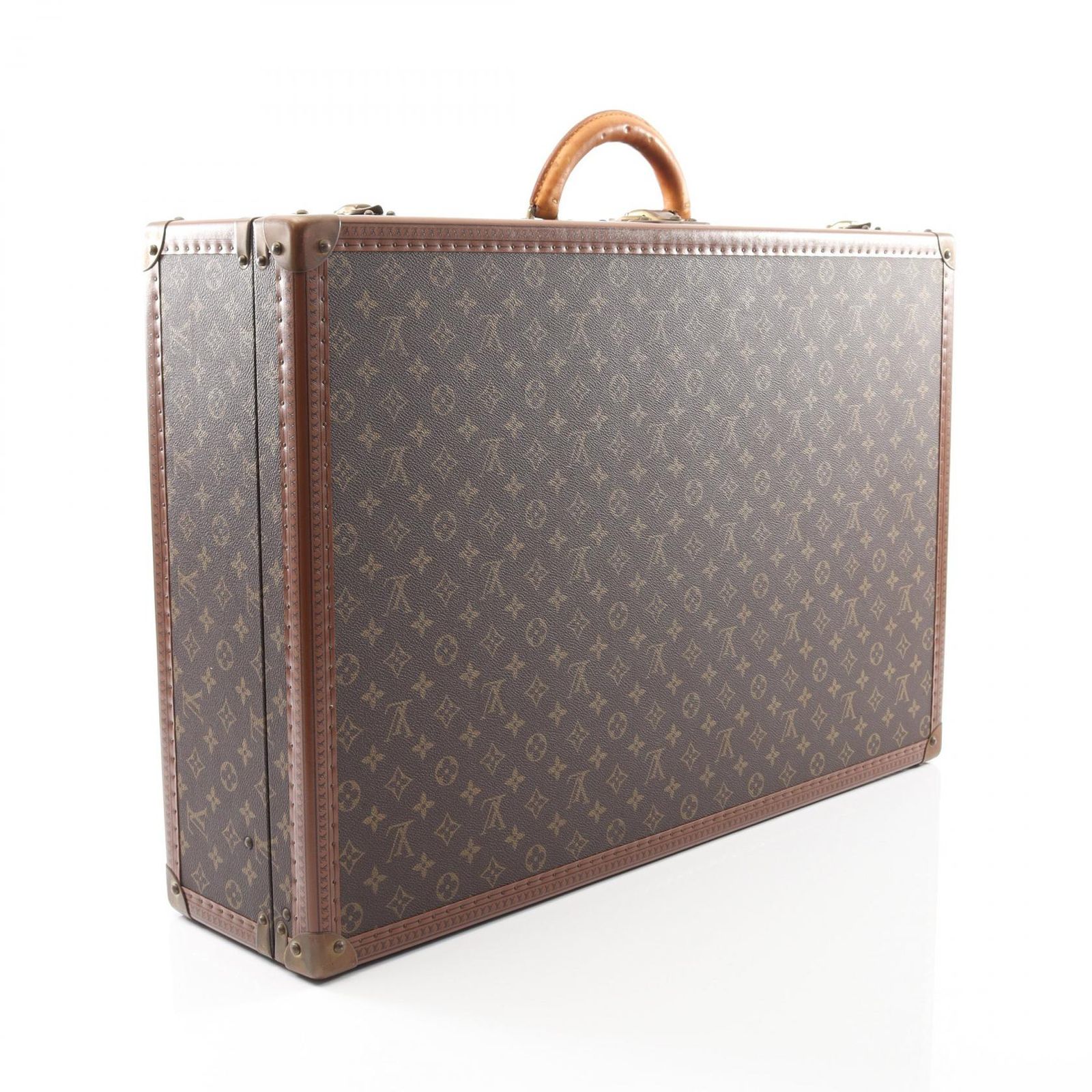 ルイ ヴィトン LOUIS VUITTON スーツケース ビステン 70 モノグラム トランク M21324 PVCコーティングキャンバス レザー ビステン70 ユニセックス Used B