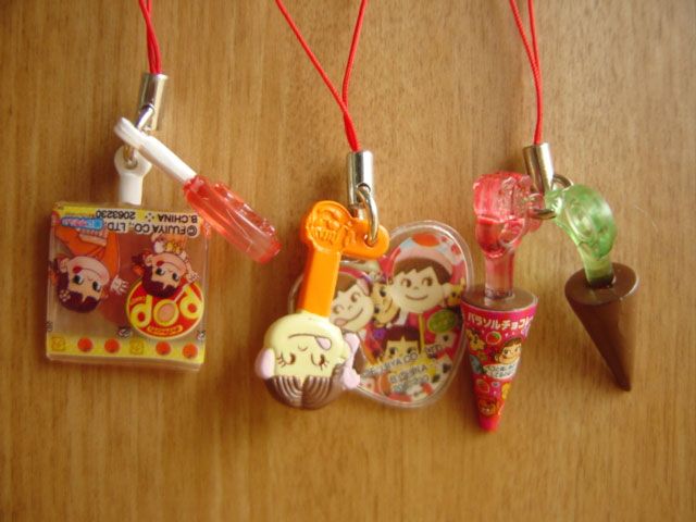 Fdg21JT 不二家 おやつ ストラップ 全7種 ミニチュア
