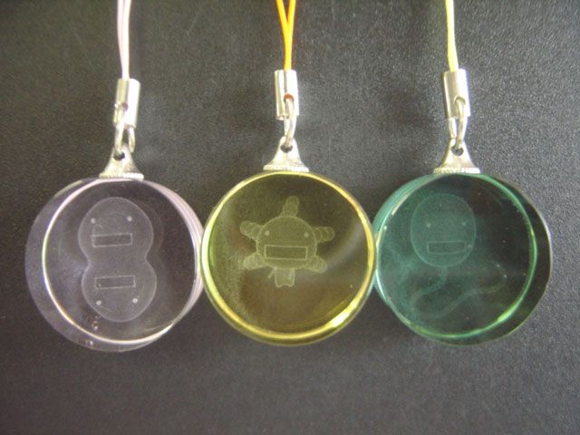 ♯Hvi12DZ もやしもん かもされ 水晶 ストラップ3 全6種