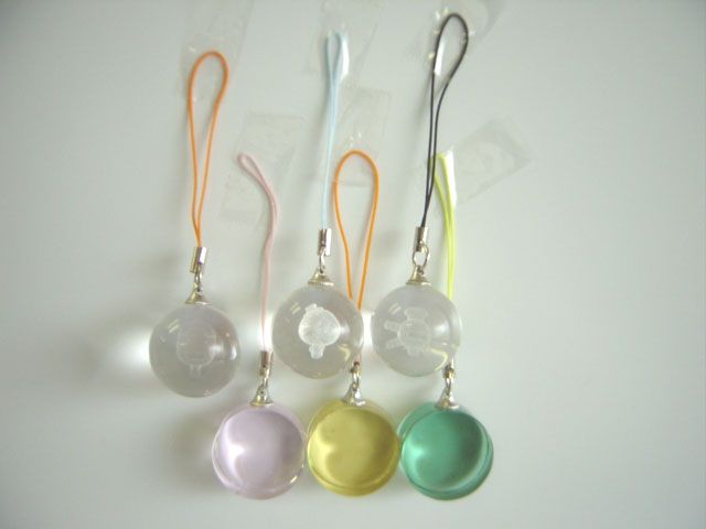 ♯Hvi12DZ もやしもん かもされ 水晶 ストラップ3 全6種