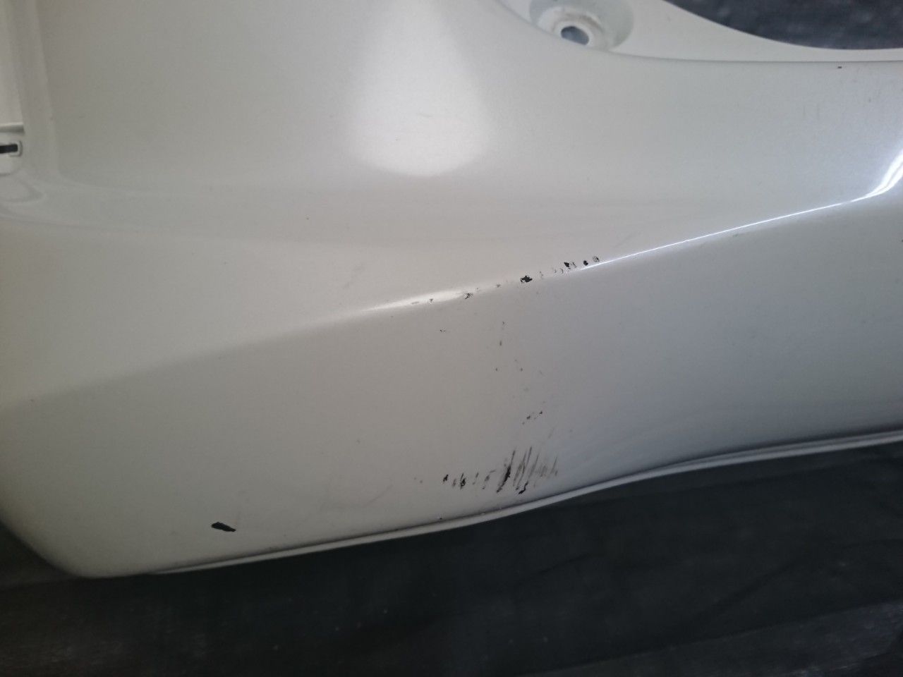 リアバンパー パール