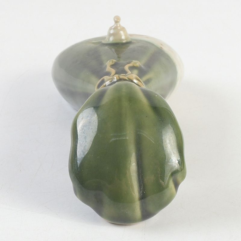 陶芸家 楠部彌弌作 色絵 渦巳置物 共箱 C S63 - メルカリ