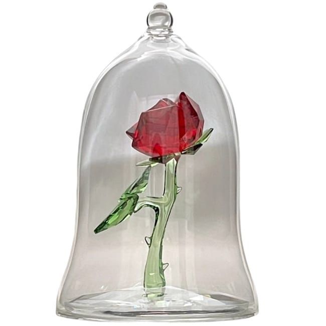 スワロフスキー ディズニー オーナメント クリア レッド グリーン 美女と野獣