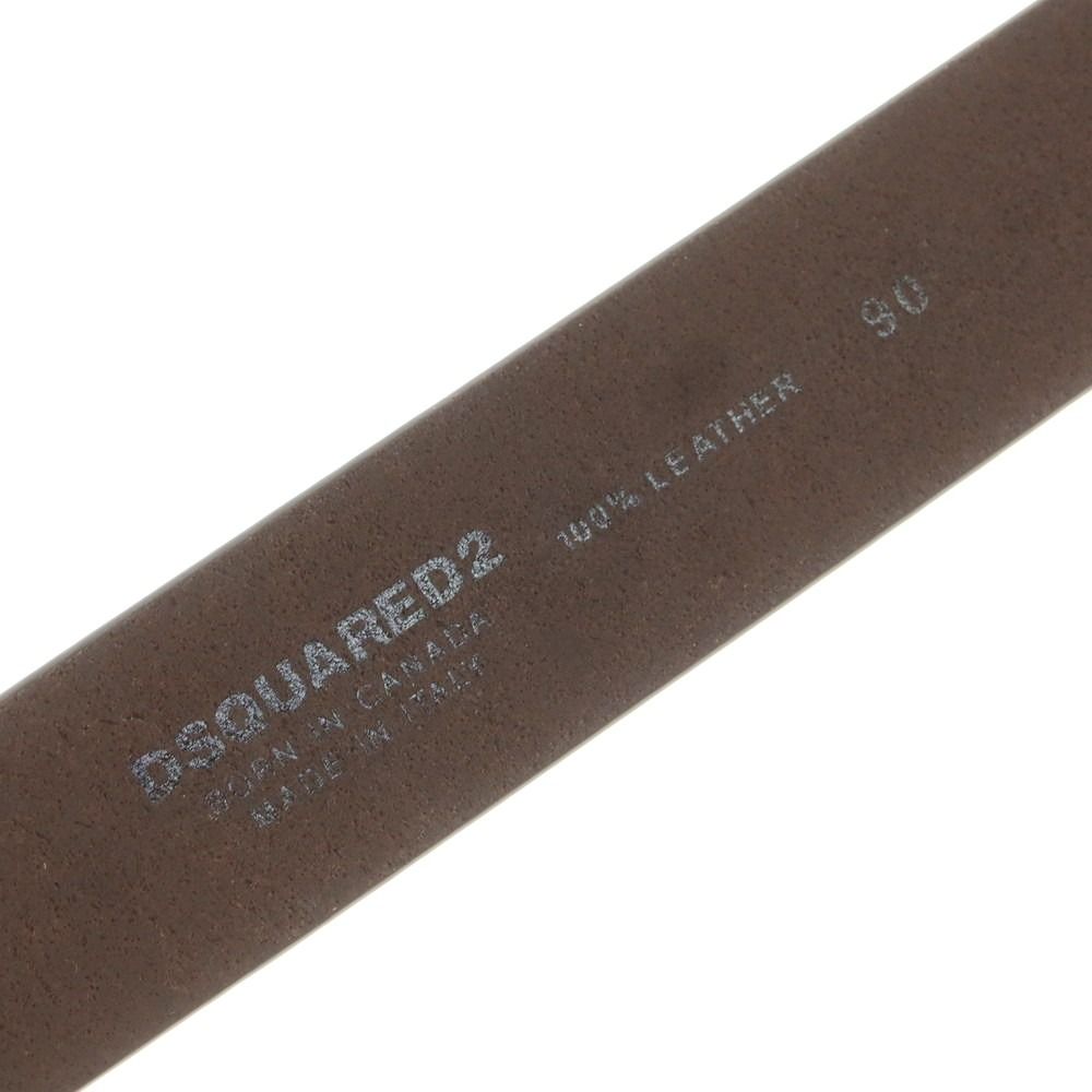 新品アウトレット】ディースクエアード DSQUARED2 レザー ベルト  