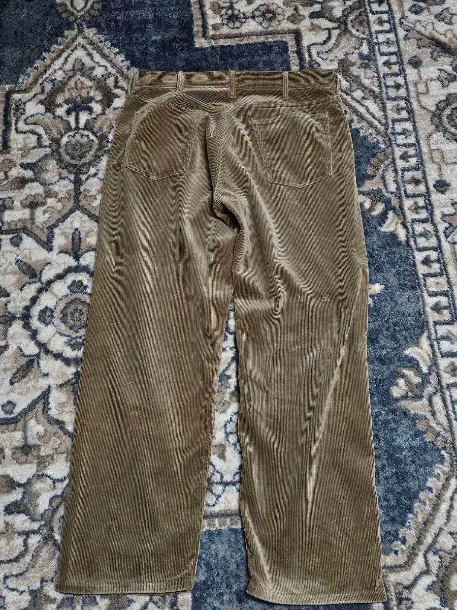  4 オーラリー ウォッシュド コーデュロイ 5 P パンツ チノパン パンツ