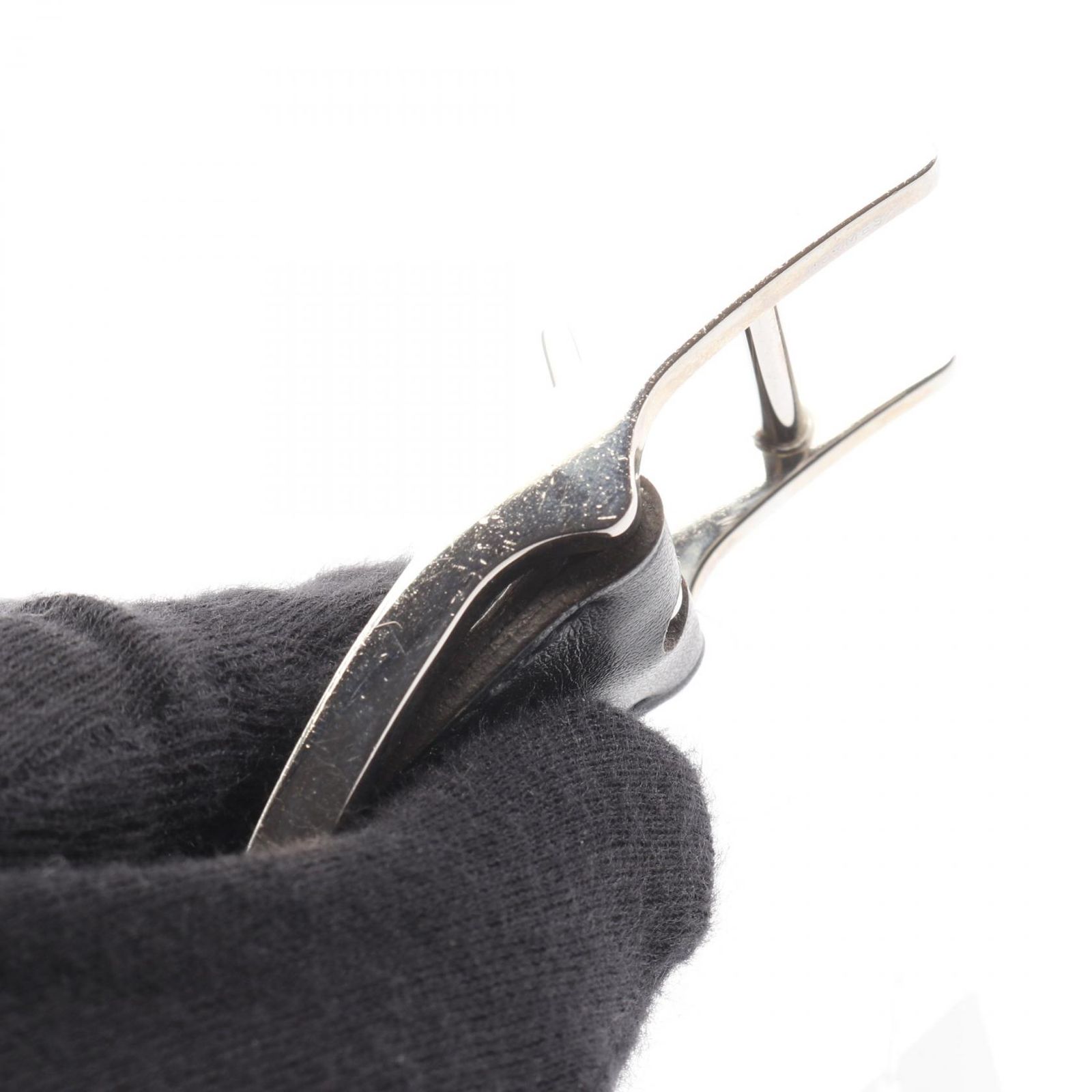 エルメス HERMES ベルト カンタン アピ3 ノワール ブルージーン ブルー  