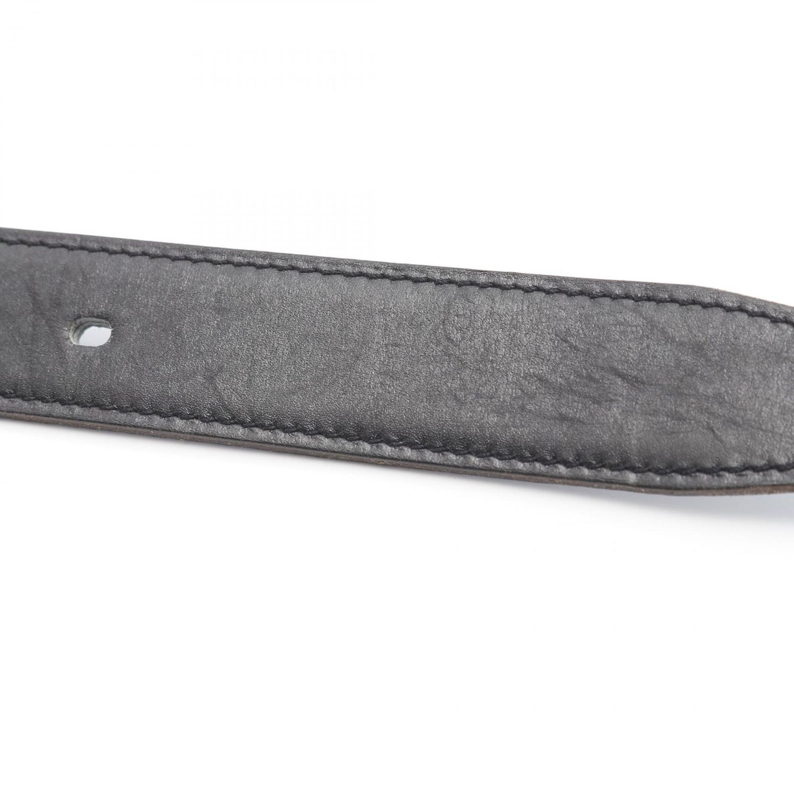 エルメス HERMES ベルト カンタン アピ3 ノワール ブルージーン ブルー  