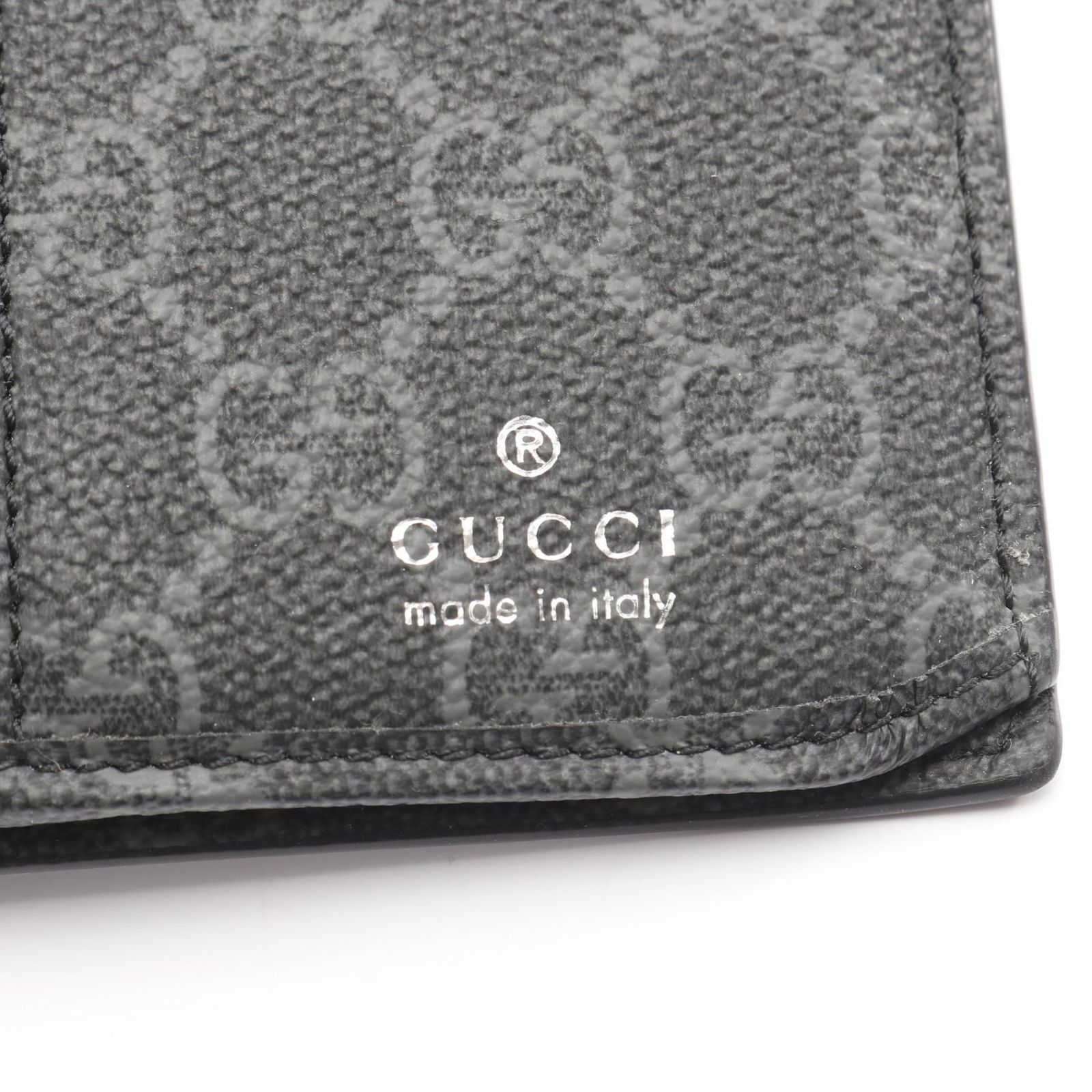 グッチ GUCCI 二つ折り長財布 GG ファブリック ロングウォレット