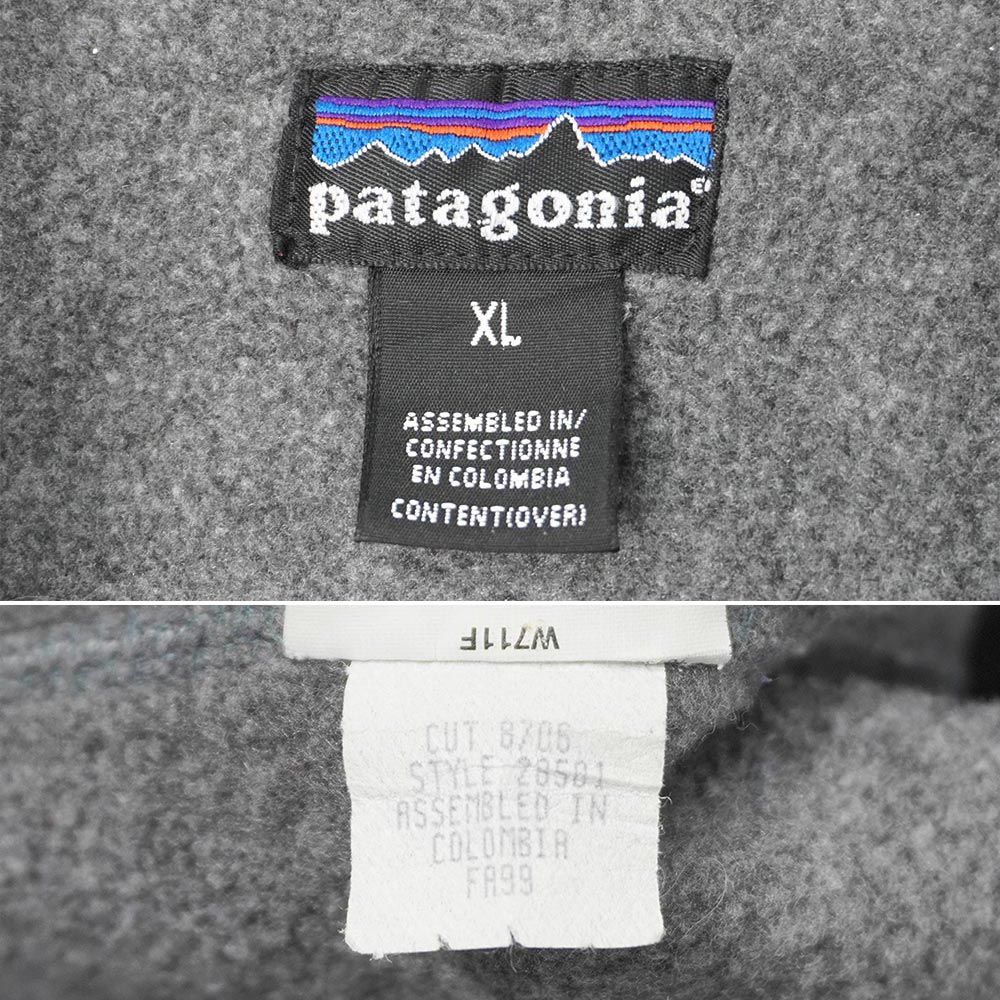 パタゴニア PATAGONIA 90s 99年製 FA99 シェルドシンチラベスト シンチラフリースライナー アウトドア USA ヴィンテージ アメリカ 古着 メンズ ベスト ジレ レッド 赤 XL