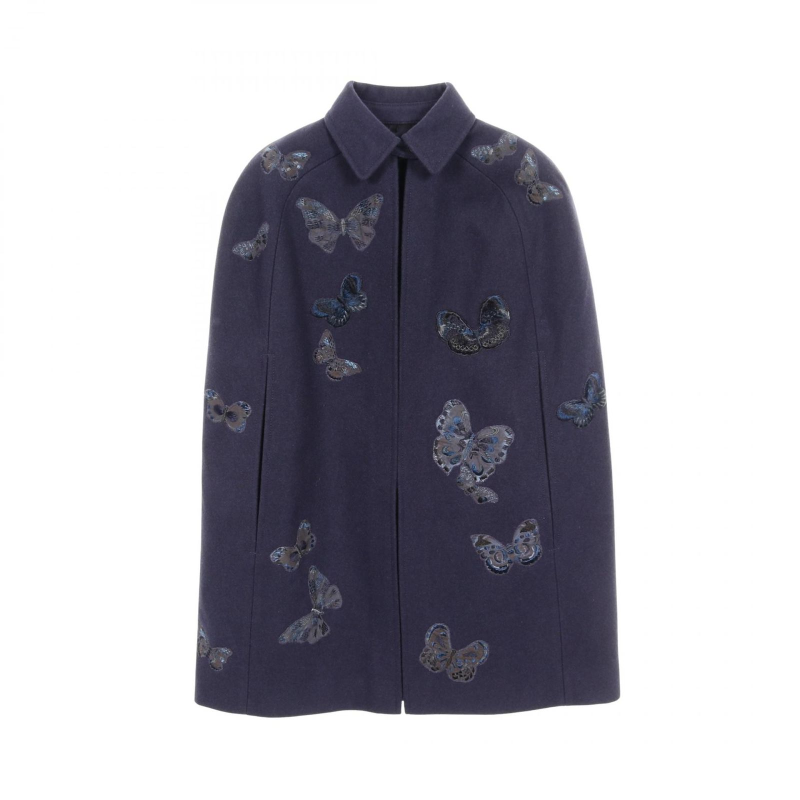 ヴァレンチノ Valentino ポンチョ ウール ポンチョ レディース Used A