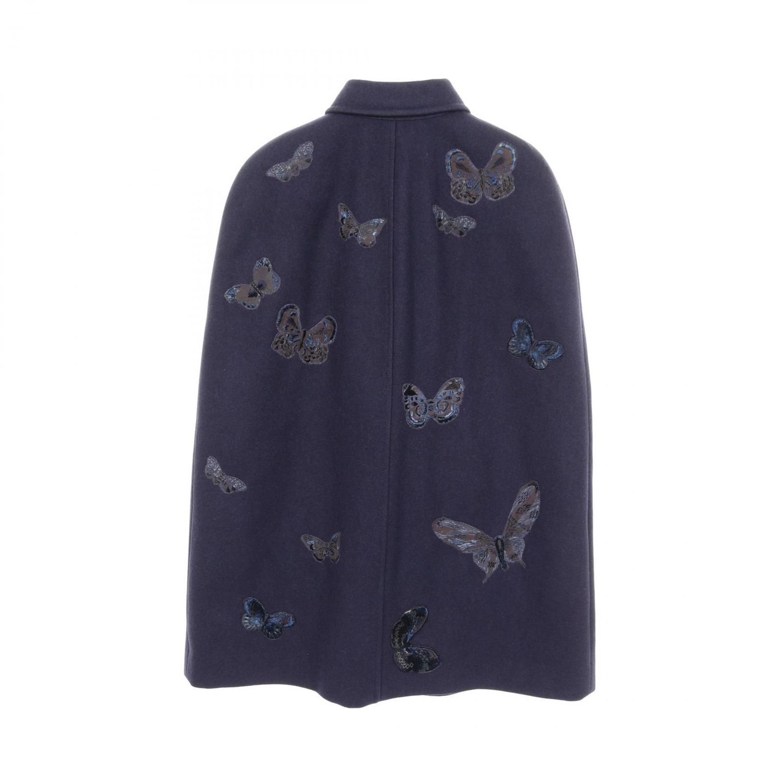 ヴァレンチノ Valentino ポンチョ ウール ポンチョ レディース Used A