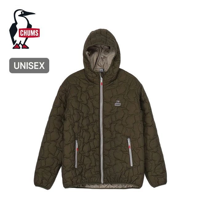 CHUMS チャムス ブービーステッチパデッドパーカー CH04-1468 オリーブ