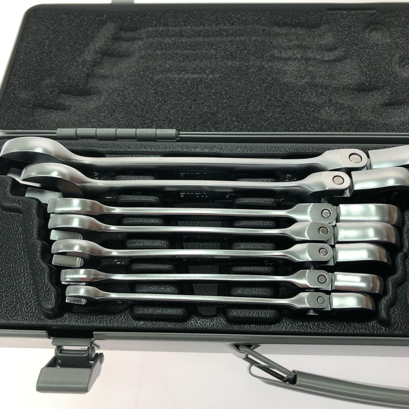 首振りラチェットめがねレンチビットラチェットセット