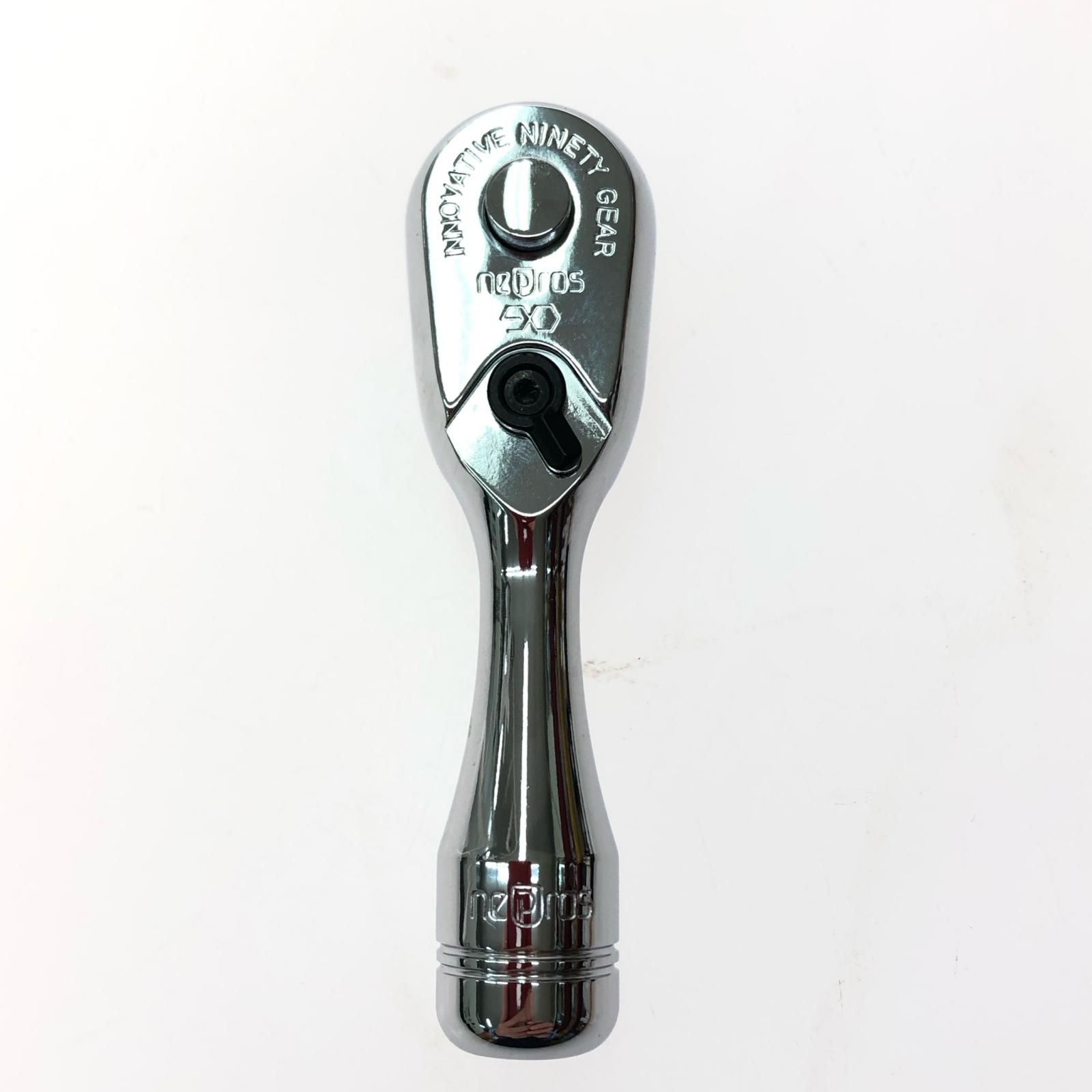 KTC ケーティーシー ハンドツール ミラーネプロス 9.5sq. コンパクトショートラチェットハンドル NBRC390S