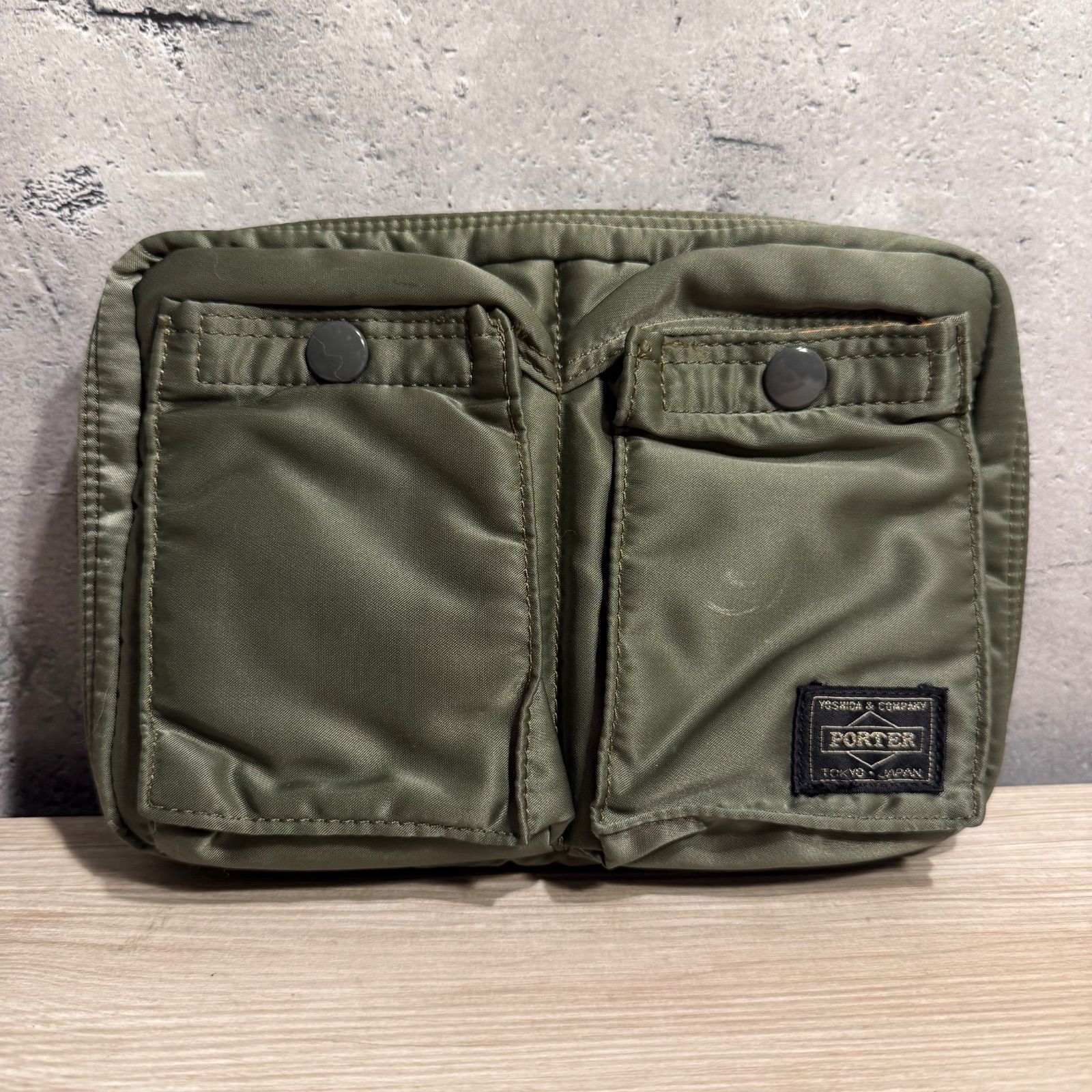 PORTER タンカー 手帳カバー SG セージグリーン