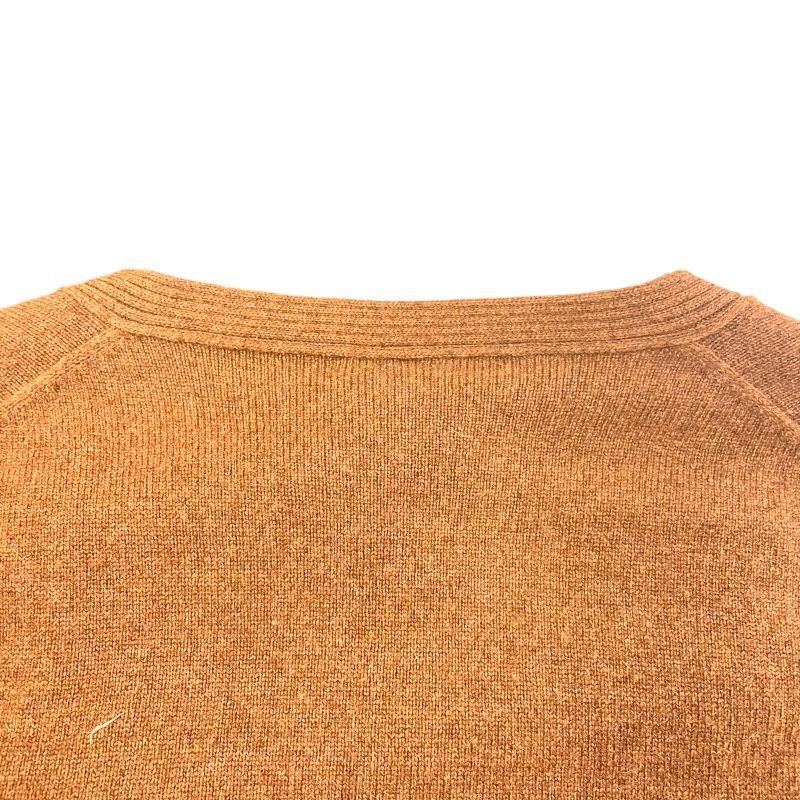 エルメス HERMES カシミヤニットカーディガン ブラウン カシミヤ レディース カーディガン