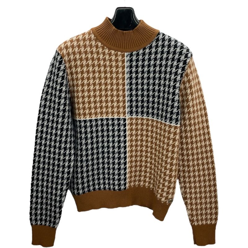 エルメス HERMES カシミヤモックネックセーター ブラウン カシミヤ