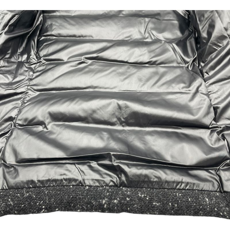 モンクレール MONCLER ASTEREツイードダウンジャケット 46968 ブラック ウール レディース ダウンジャケット GULLKHAN_COM