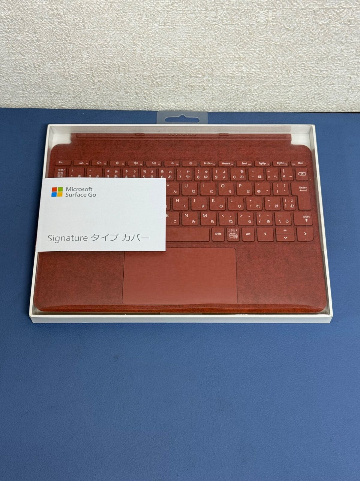 マイクロソフト Microsoft Surface Go Signature タイプ カバー ポピーレッド KCS-00102