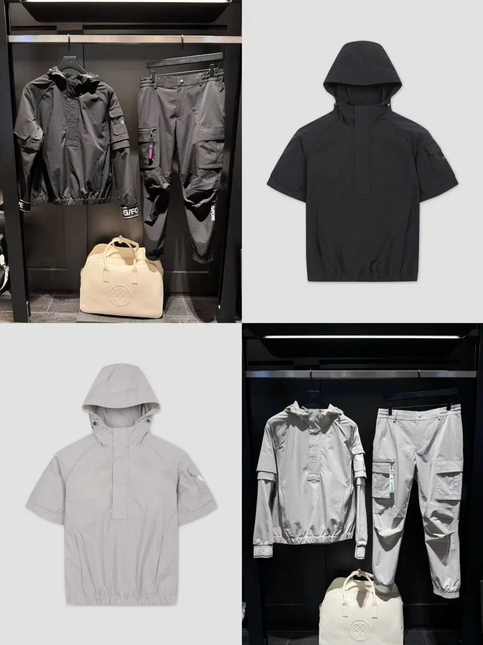 フードジャケット-ジョガーパンツ セット