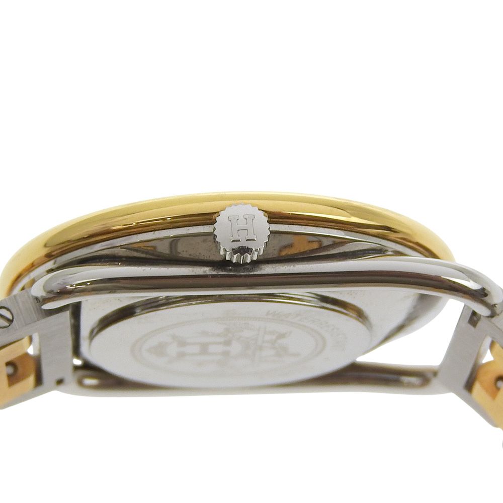 HERMES】エルメス アルソー ステンレススチール×金メッキ シルバー