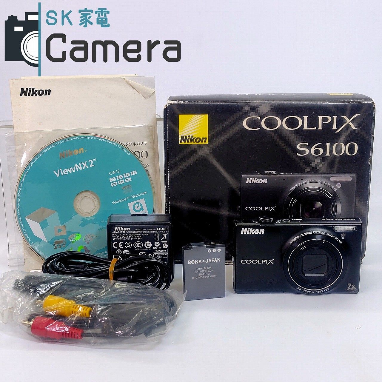 中古】 Nikon COOLPIX S6100 コンパクトデジタルカメラ ニコン