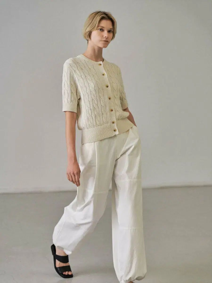 FACADE PATTERN パータン コットン ワークパンツ オフホワイト