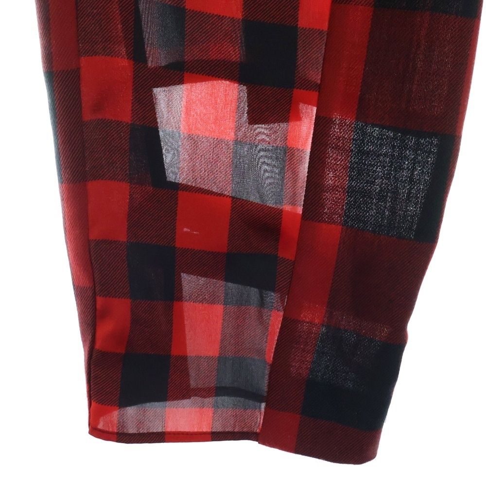 A8899h2　▼sacai サカイ▼　新品同様 レース切り替え レイヤード プリーツラップスカート ネイビー×ゴールド 1 ロングスカート 春夏 rb sacai ⁄ サカイ | レース切替 クルーネックカットソー | 2 | ブラック | レディース