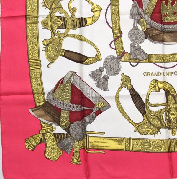 エルメス HERMES カレ90 GRAND UNIFORME グランユニフォーム 大判