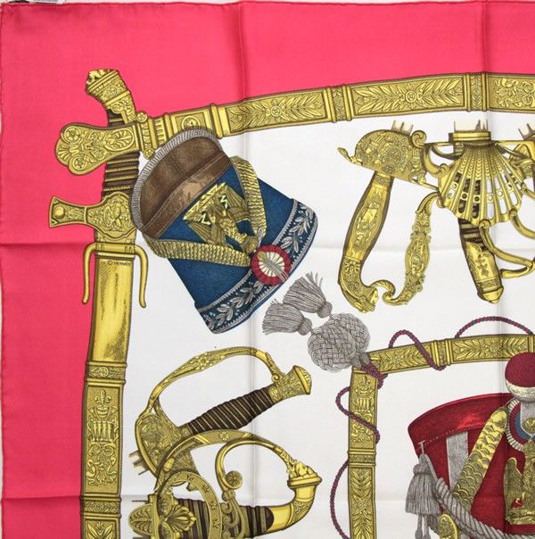 エルメス グランドユニホームスカーフ　カレ90 HERMES エルメス カレ90 GRAND UNIFORME グランドユニフォーム シルク