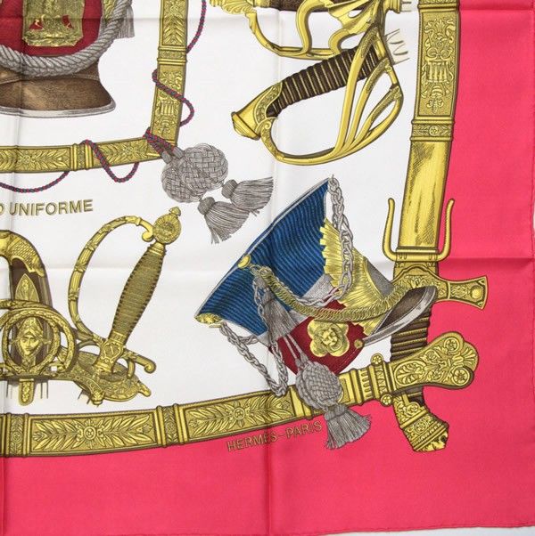 エルメス HERMES カレ90 GRAND UNIFORME グランユニフォーム 大判