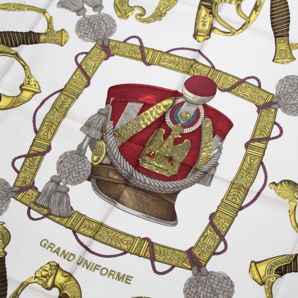 エルメス HERMES カレ90 GRAND UNIFORME グランユニフォーム 大判