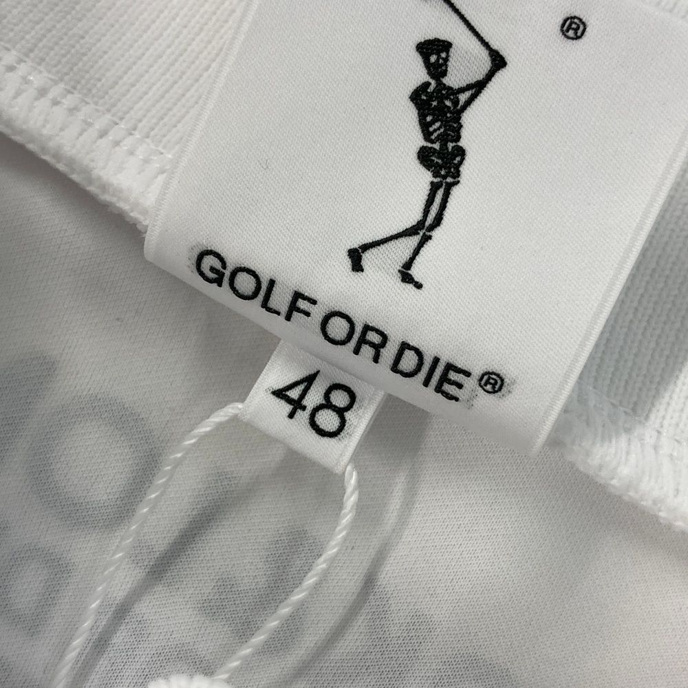 モックネックTシャツ ホワイト系