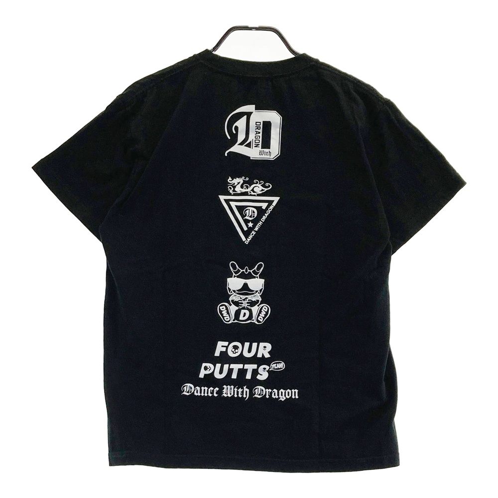 サイズ 2 DANCE WITH DRAGON ダンスウィズドラゴン 半袖Tシャツ チビドラ ブラック系 240101527706 ゴルフウェア メンズ ストスト